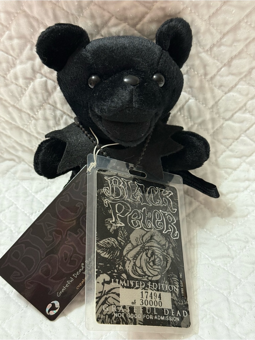 Grateful Dead Limited Edition Peter Black 17,494 of 30,000 Black 7”